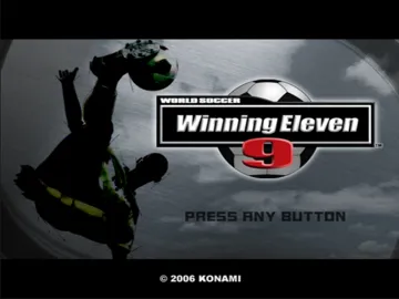 World Soccer Winning Eleven 9 (Japan) screen shot title